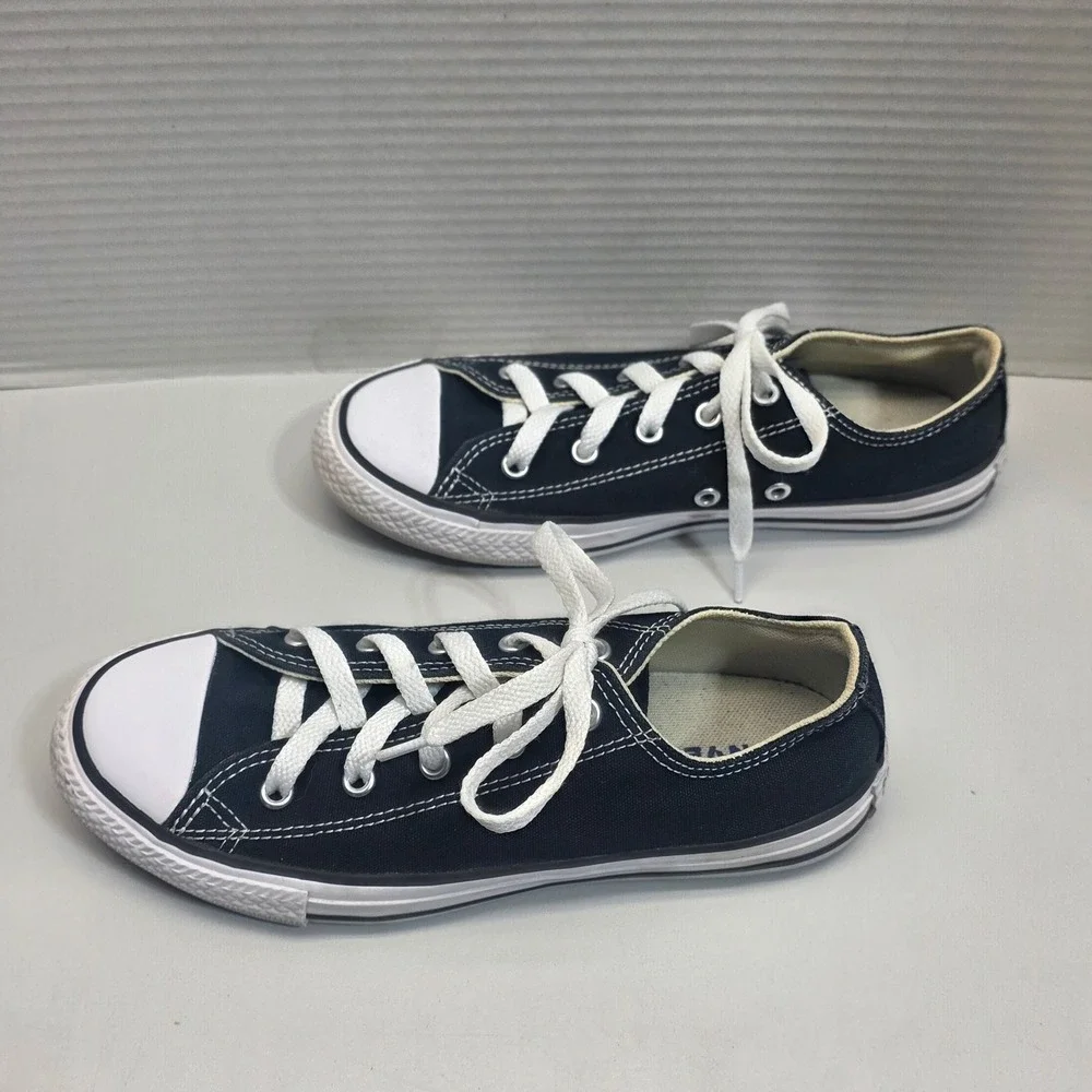 Converse Chuck‎ Taylor All Star Low Top Black Canvas Youth Shoes 3J235 Size 3